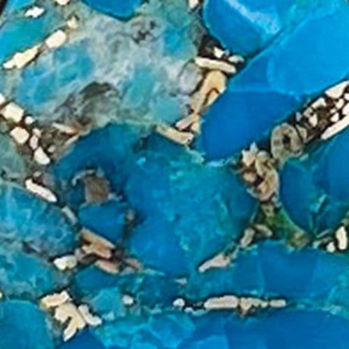 Azores Copper Turquoise Nugget And Chain Bracelet