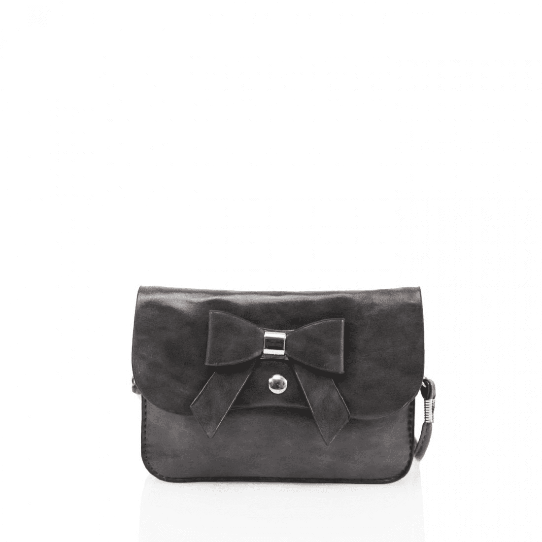 Black- Bow Small Crossbody Bag