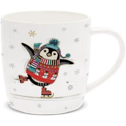Bug Art Penguin China Mug