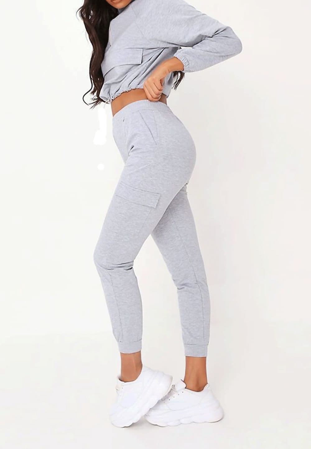 Causal Cutie Dusty Pink Front Pocket Half Zip Lounge Set