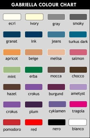 Gabriella Collection Classic Push Up 40 Tights-Large Size Mocca