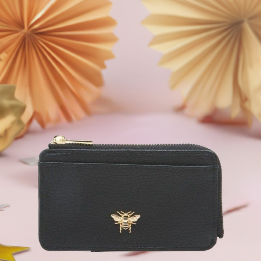 Alice Wheeler Bath Coin Purse - Black