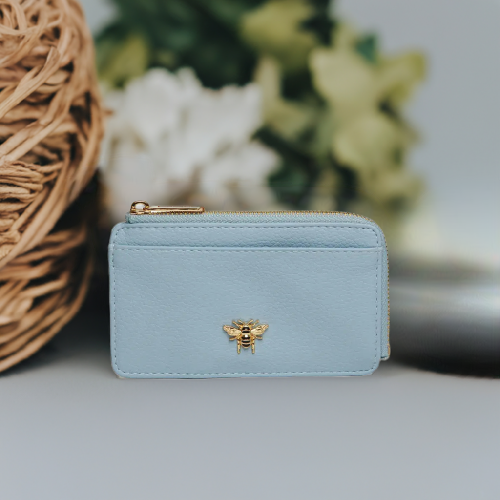 Alice Wheeler Bath Coin Purse - Pastel Blue