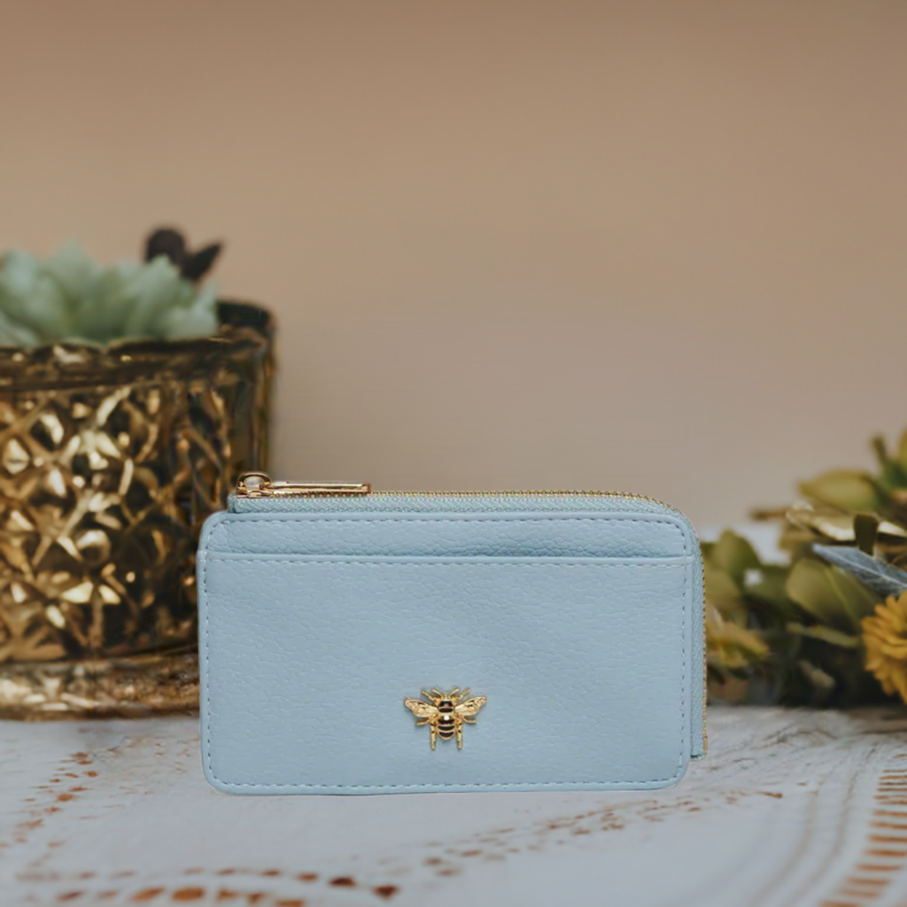 Alice Wheeler Bath Coin Purse - Pastel Blue