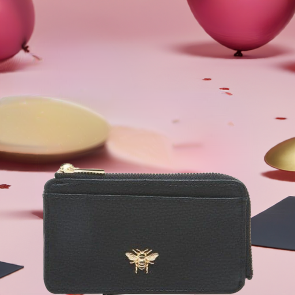 Alice Wheeler Bath Coin Purse - Black