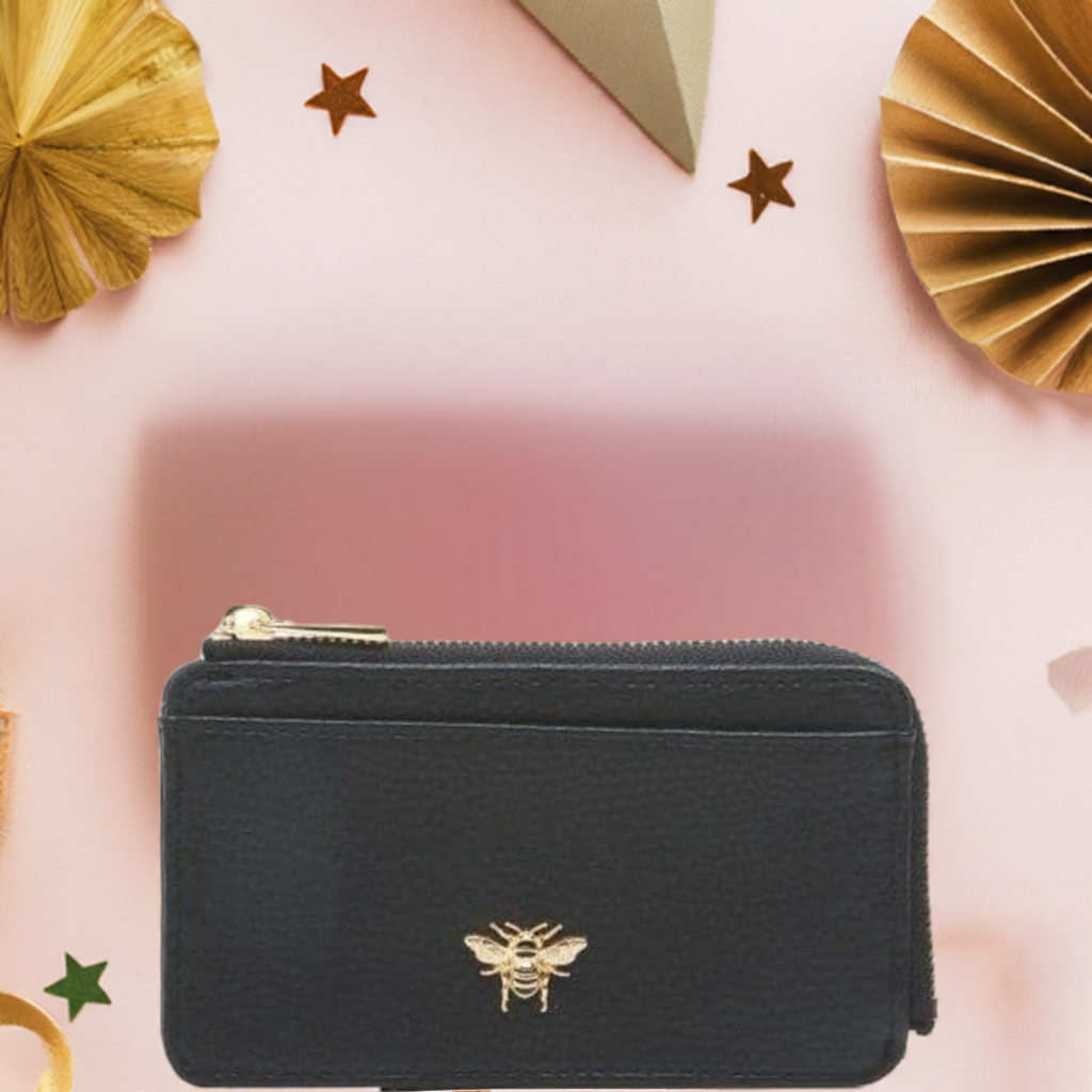 Alice Wheeler Bath Coin Purse - Black