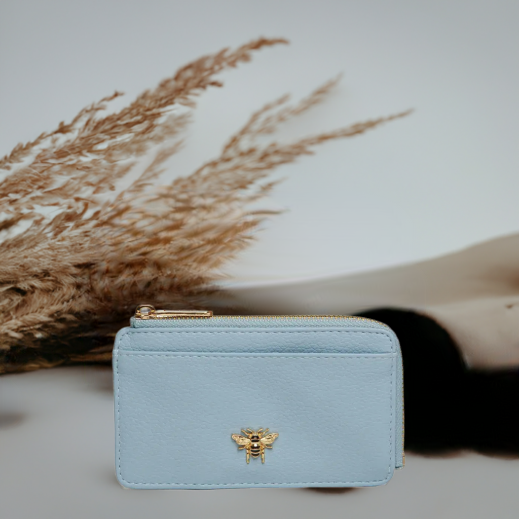Alice Wheeler Bath Coin Purse - Pastel Blue