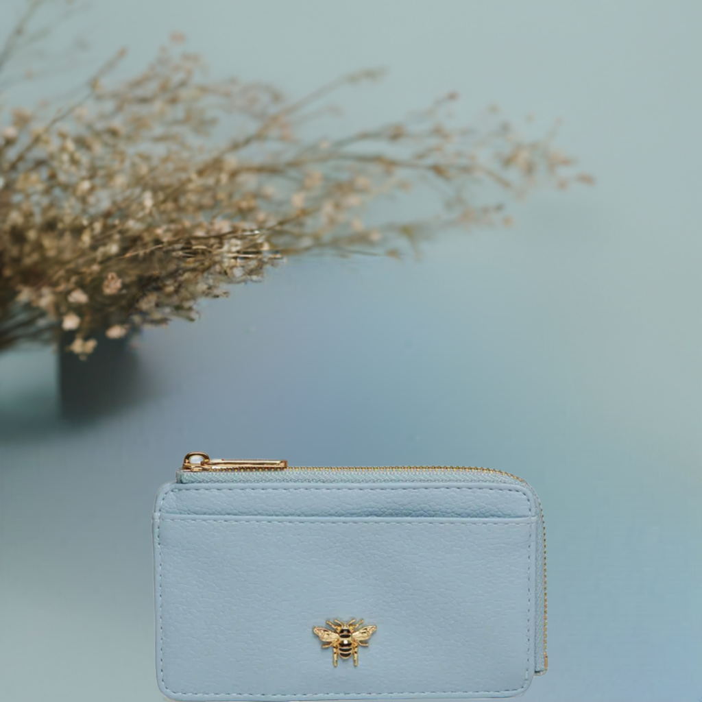 Alice Wheeler Bath Coin Purse - Pastel Blue