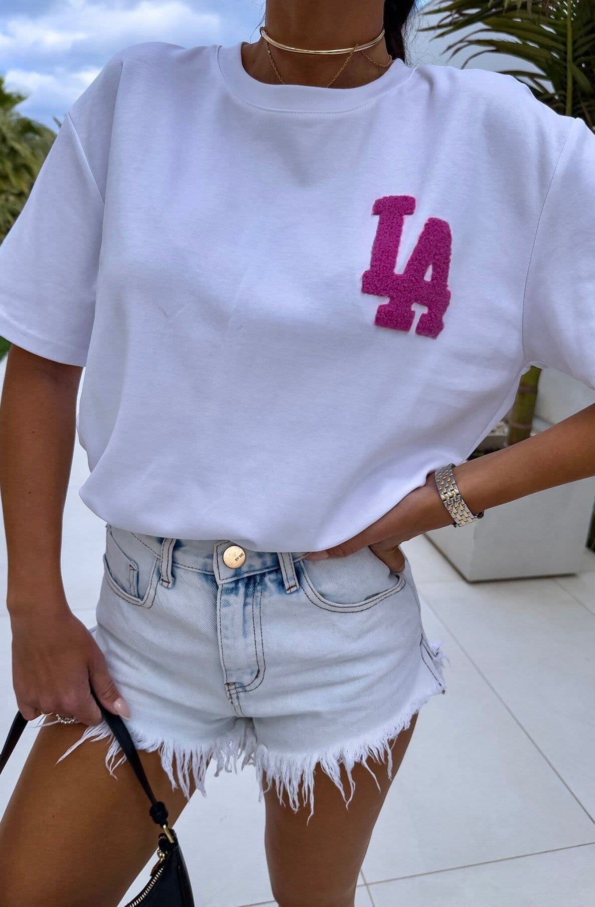 LA 1989 Oversized T'Shirt - Cherry