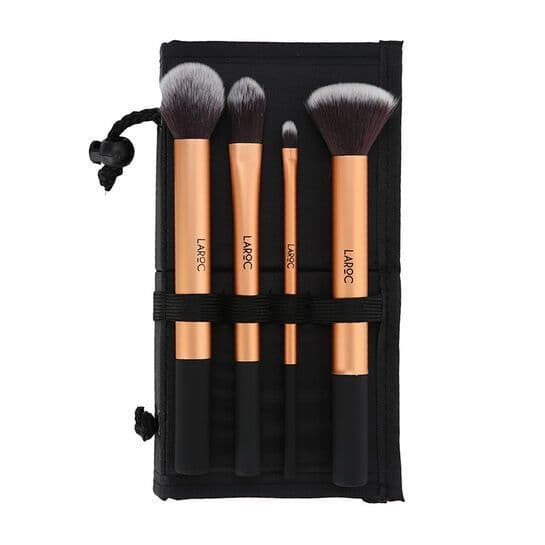 LAROCLaRoc 4pc Gold Makeup Brush Set