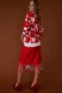 Love Heart Cashmere and Banana Peel Jumper