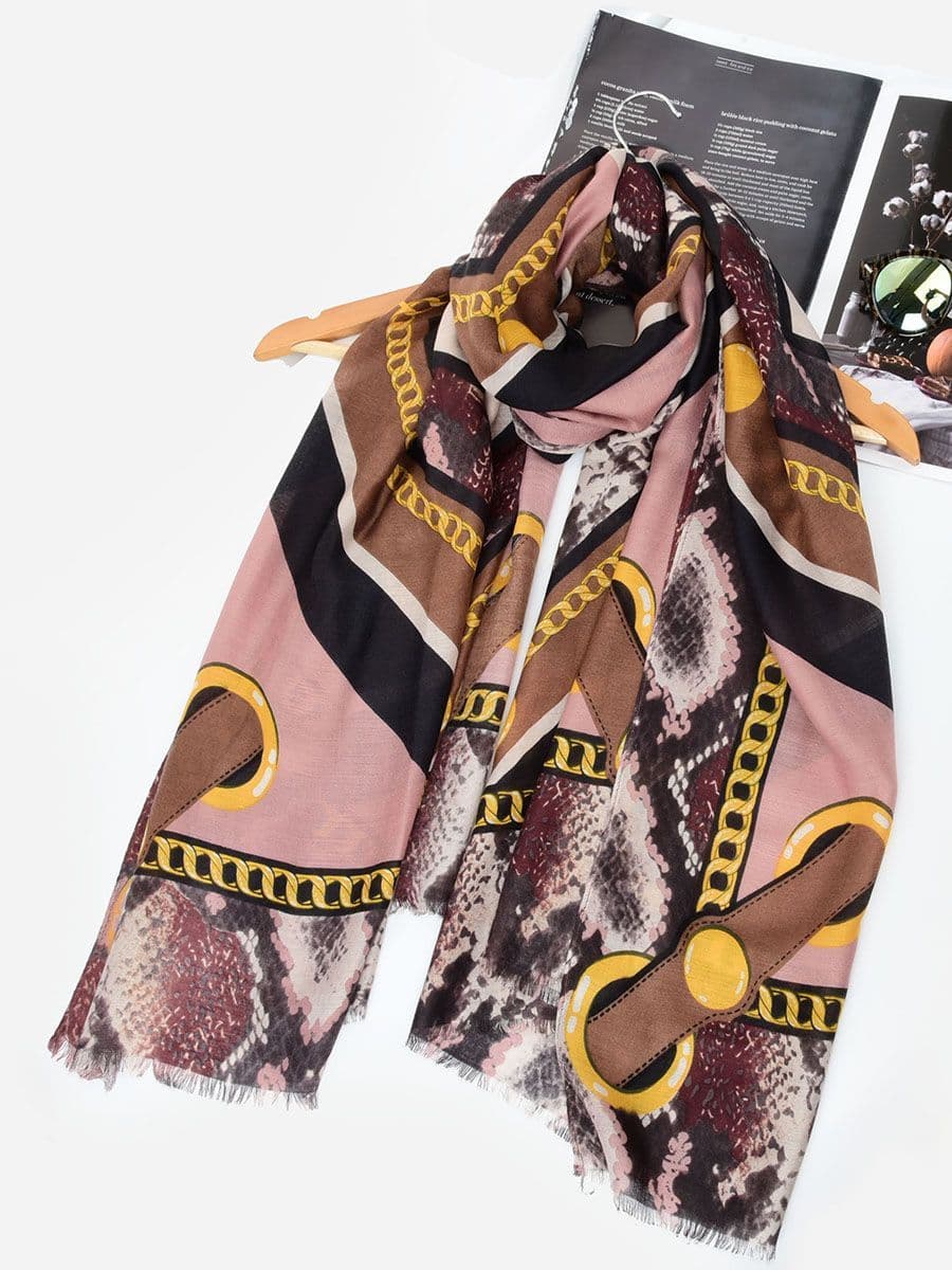 Pink Ladies Winter Large Shawl Wraps
