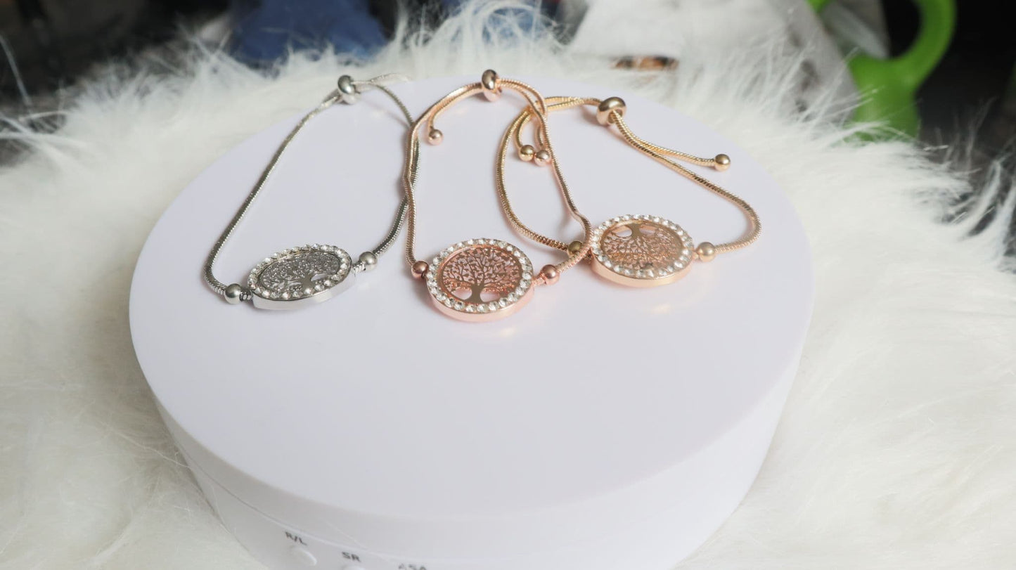 Tree Of Life Adjustable Bracelet 3PCS