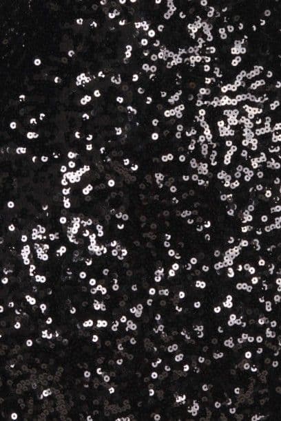 Black Sequin Bodycon Dress