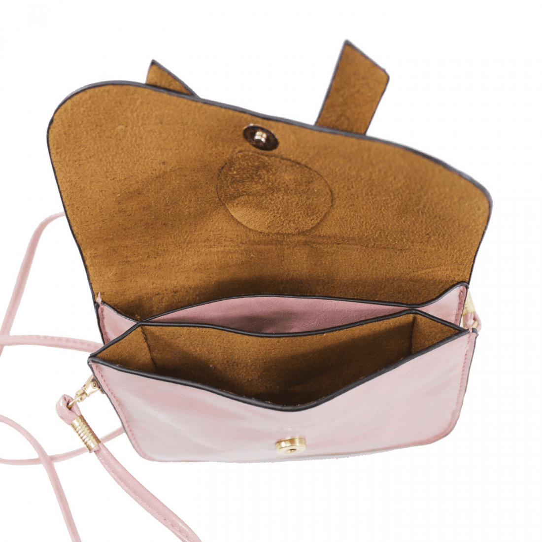 Bronze- Stylish Bow Small Crossbody Bag