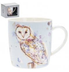 Country Life China Mug- OWLS 12 CM, In Gift Box