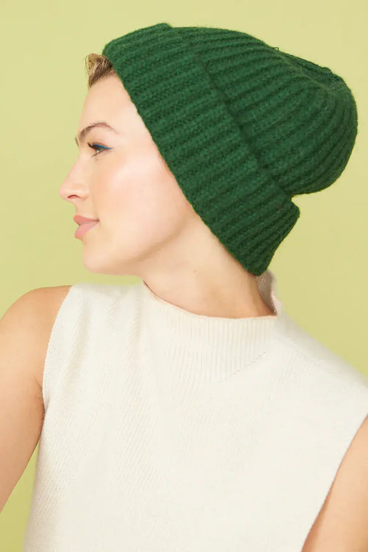 Green - Banana Peel Blend Beanie Hat