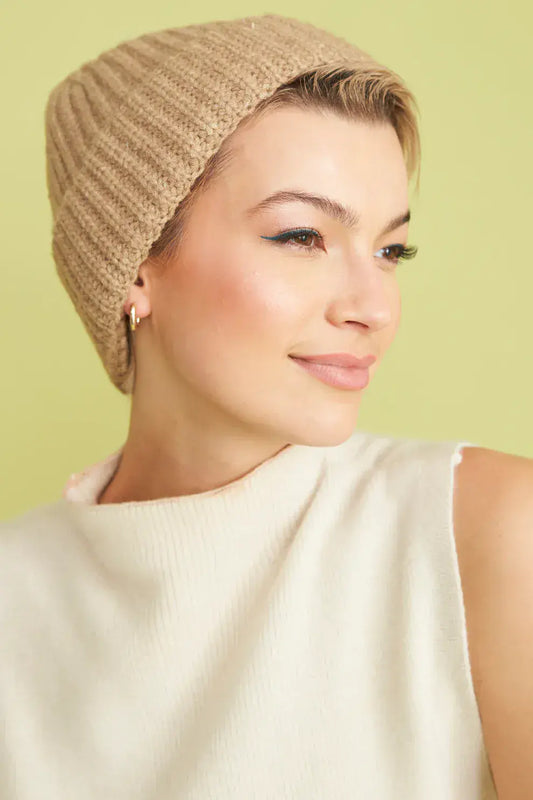 Mocha - Banana Peel Blend Beanie Hat