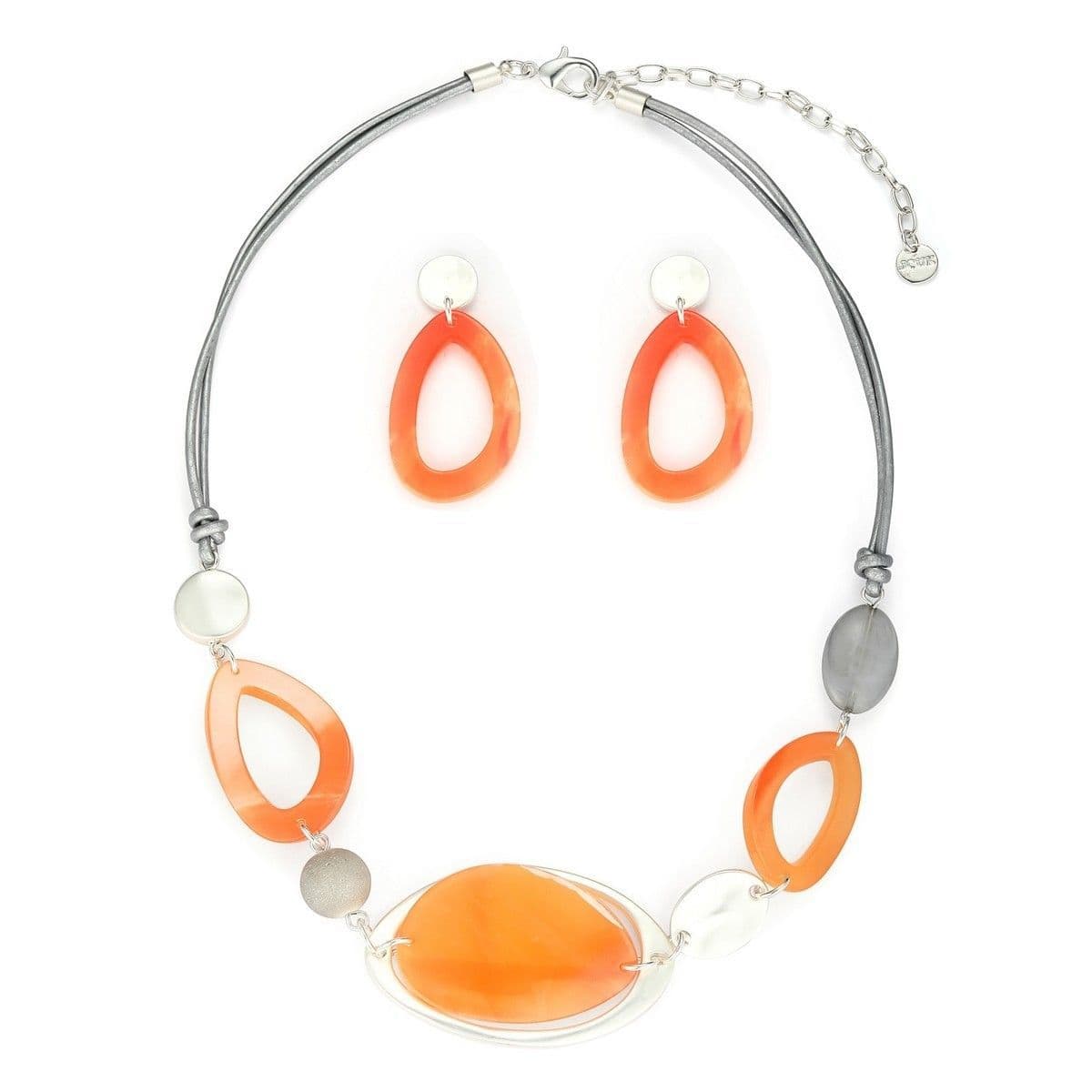 Necklace Set - Orange