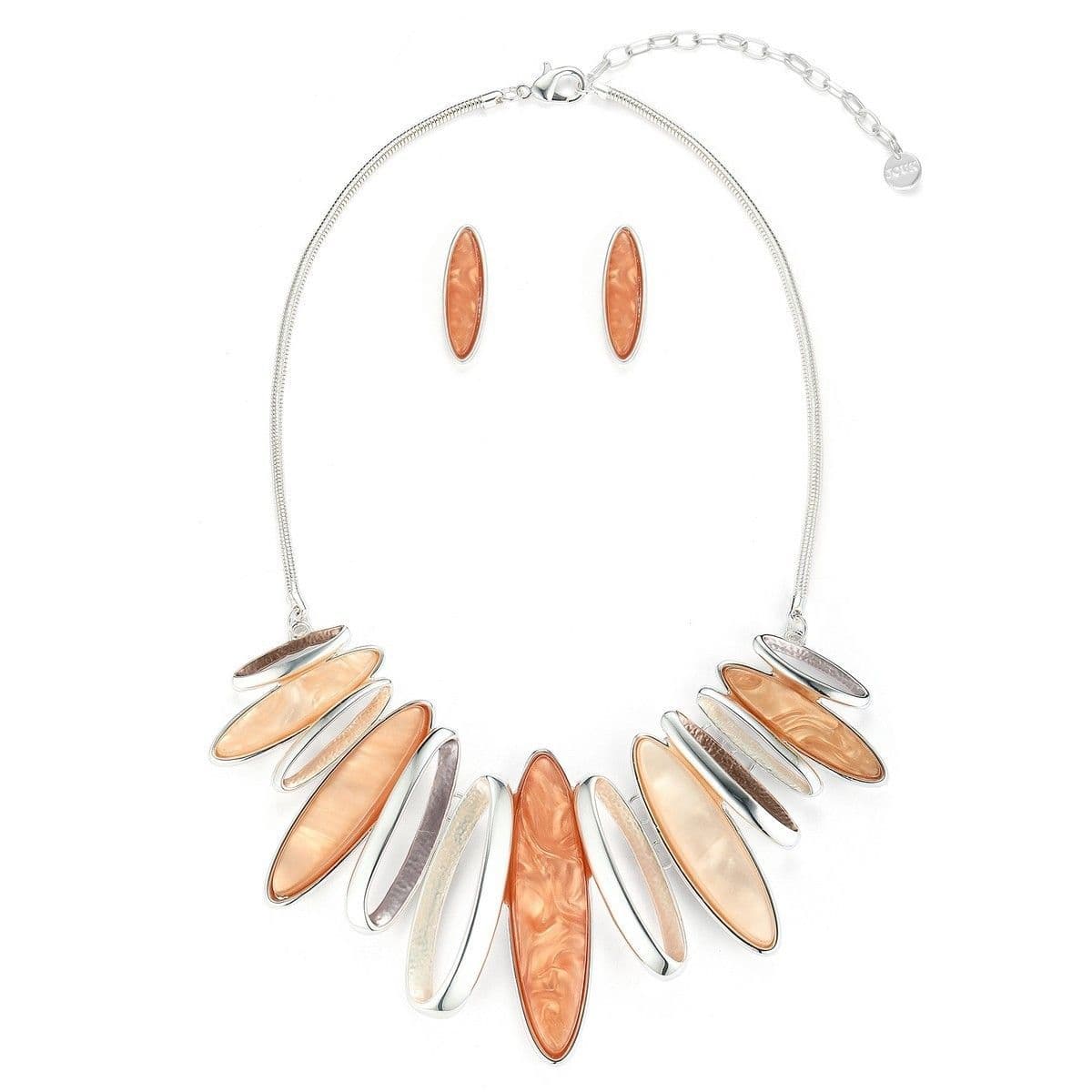 Necklace Set - Peach