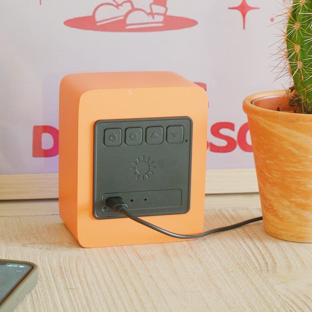 Orange And Purple Rise & Play Bluetooth Speaker & Alarm Clock