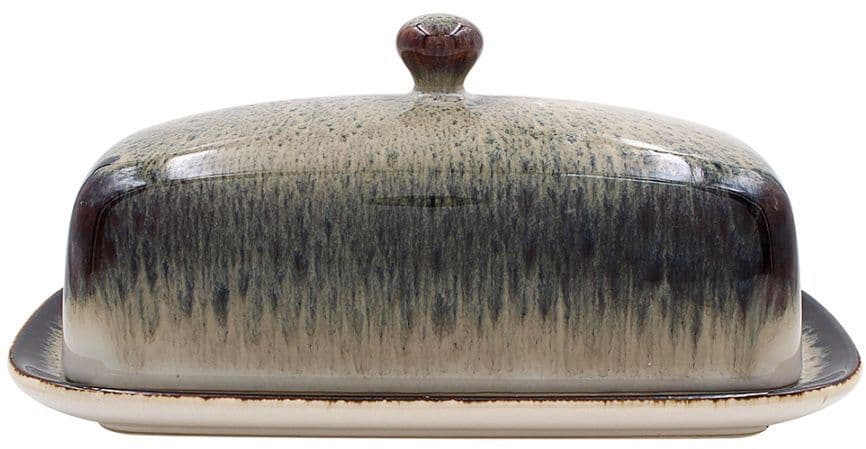 Reactive Glaze  Butter Dish