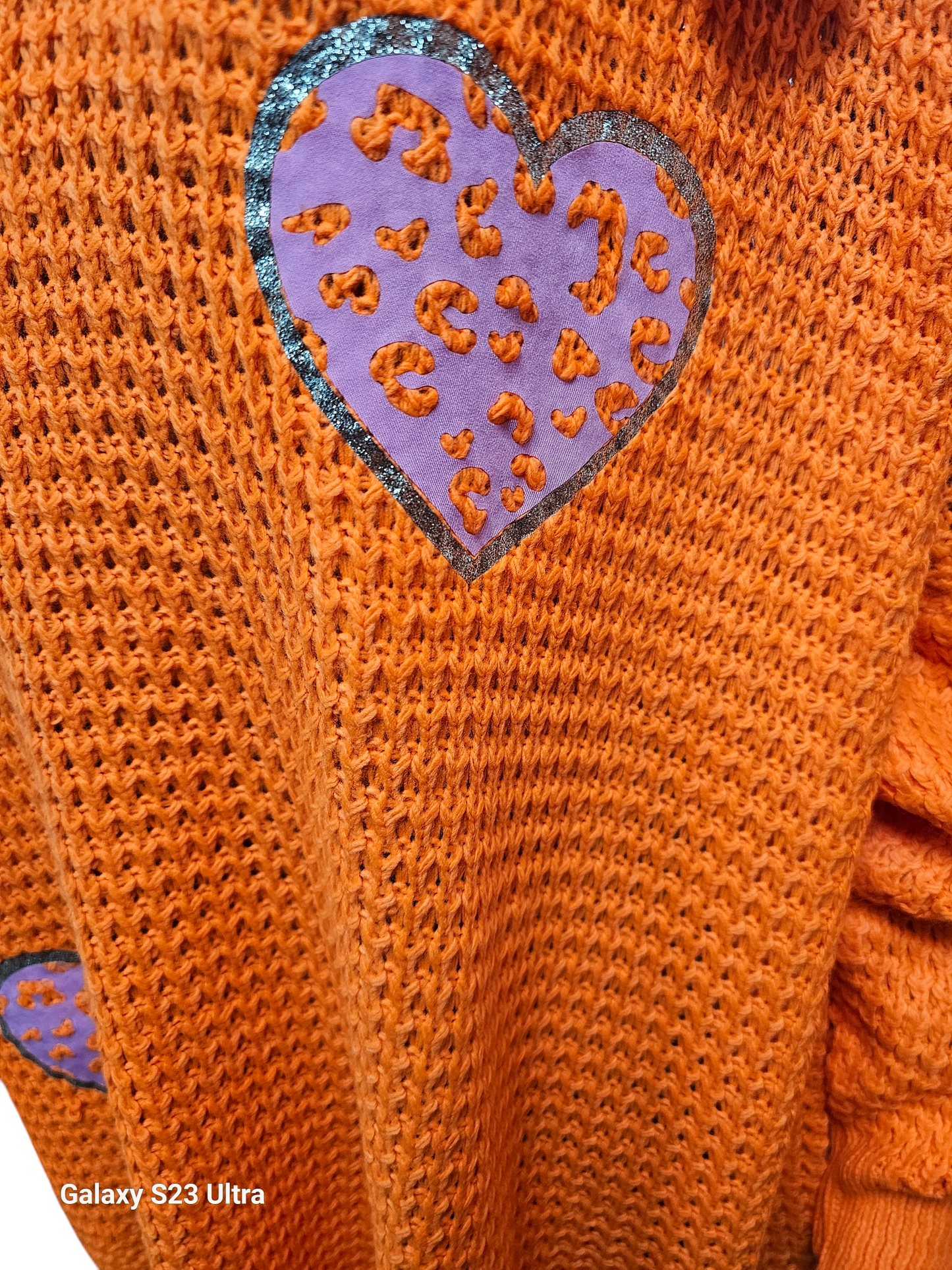 Cosy Chic Orange Knit Jumper - Plus Size