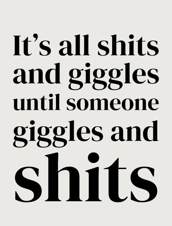 S****s & Giggles Fridge Magnet-9CM