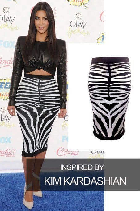 Two Piece Wet Look Celebrity Inspired Skirt Suit